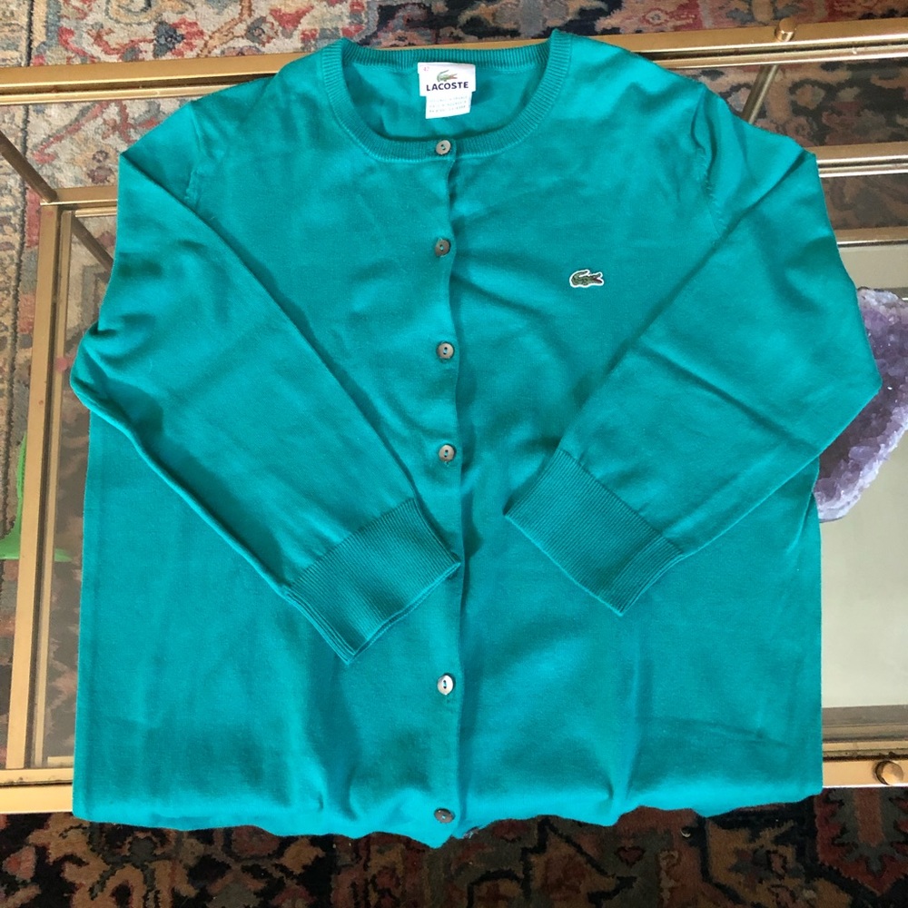 Lacoste Crewneck Cardigan